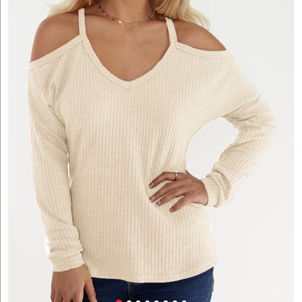 YOINS Yours Inspiration Cold Shoulder Shirt